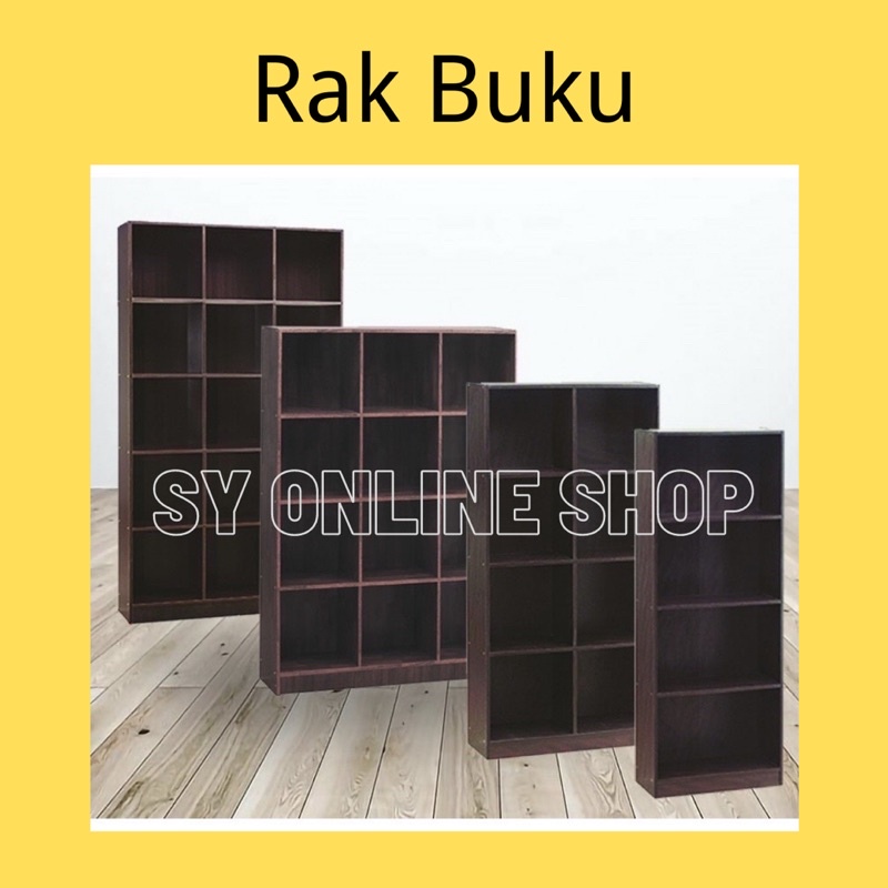 EKO filling cabinet bookcase bookshelf/ rak buku/ rak buku kayu/ rak ...
