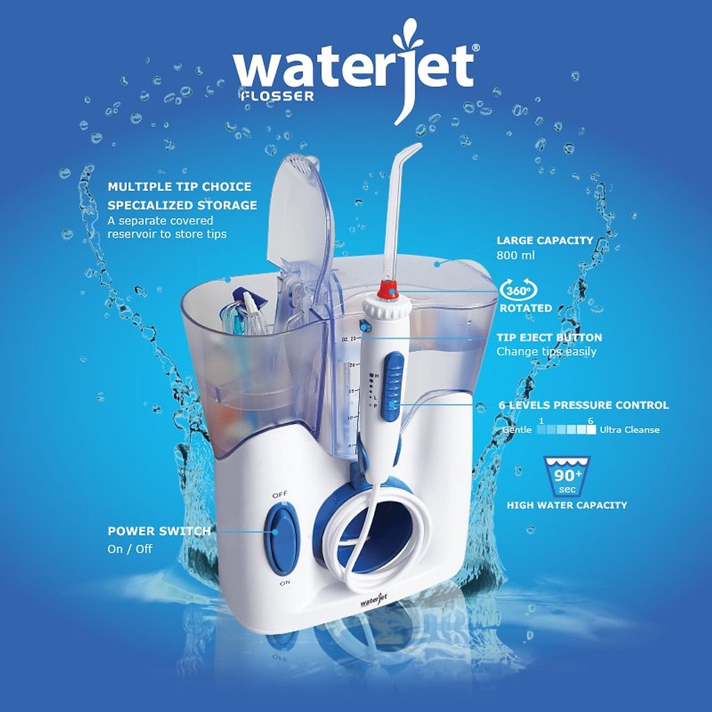 Waterjet Flosser Ultra Family Water Flosser | Genuine USA Products ...