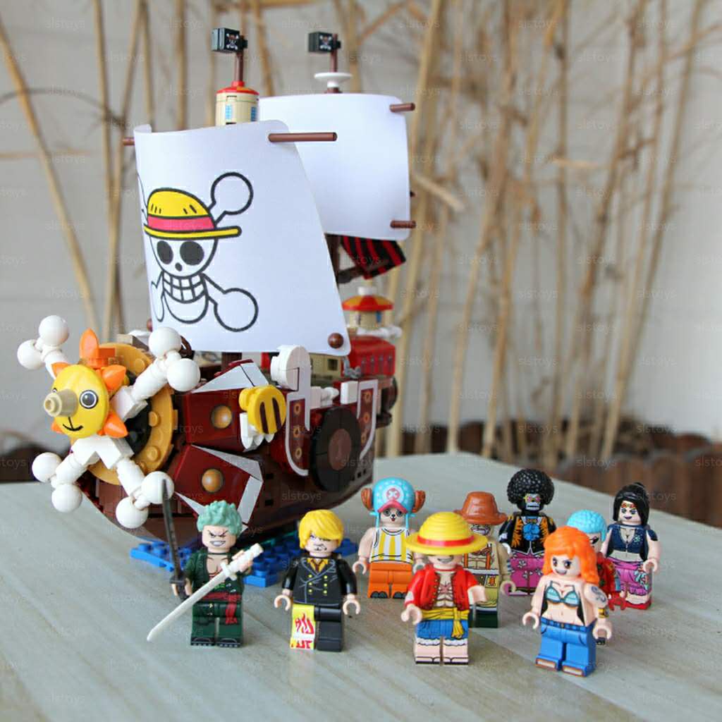 LEGO Luffy One Piece SY6299 SHENG YUAN Thousand Sunny Ship Monkey D ...