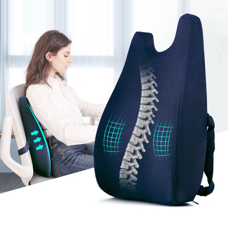 Promic memory foam 2024 lumbar support back cushion