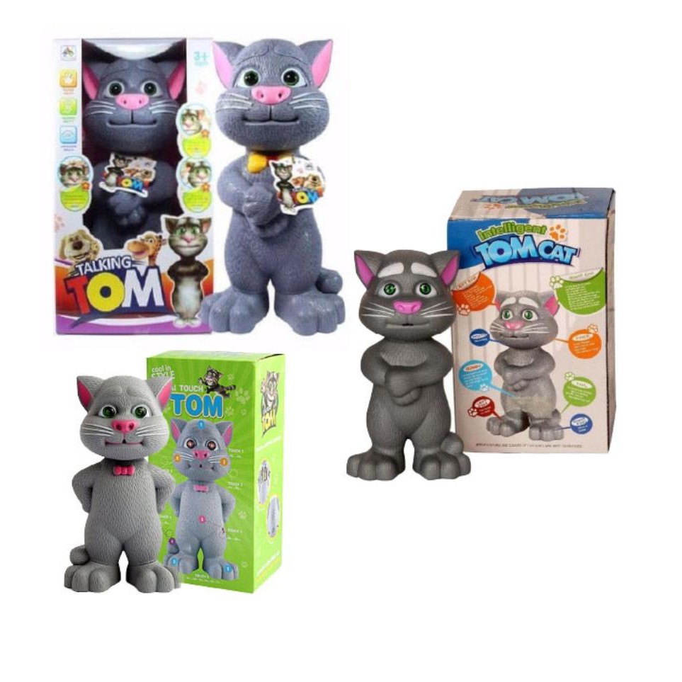 Talking Tom Cat Intelligent Voice Recording & Touch Sensor (3 Size) Battery  Toy | Shopee Malaysia