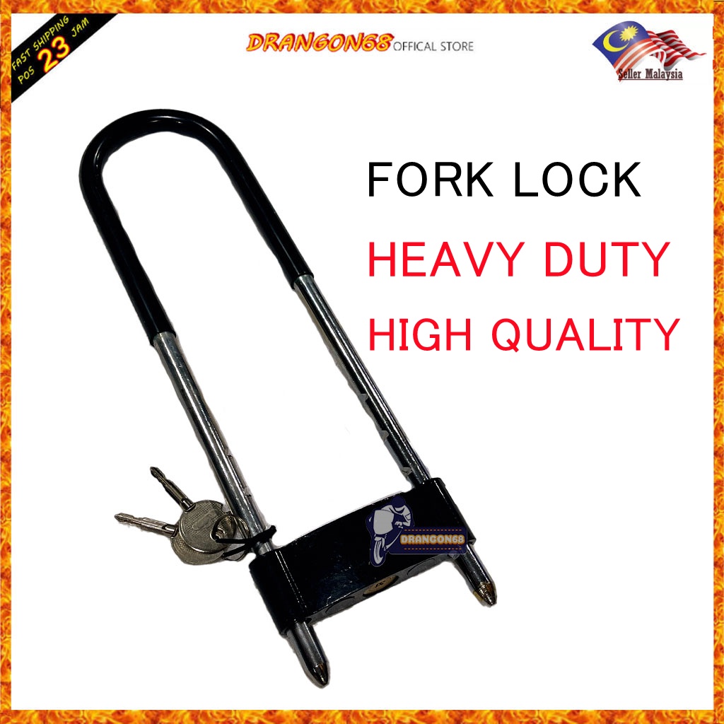 FORK LOCK MITRA TECH/EAGLE SET 2KEY 100% SAFETY!!! | Shopee Malaysia