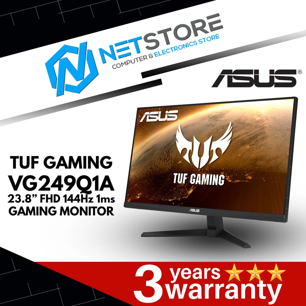 ASUS TUF GAMING VG249Q1A 23.8” FHD 144Hz 1ms GAMING MONITOR | Shopee ...