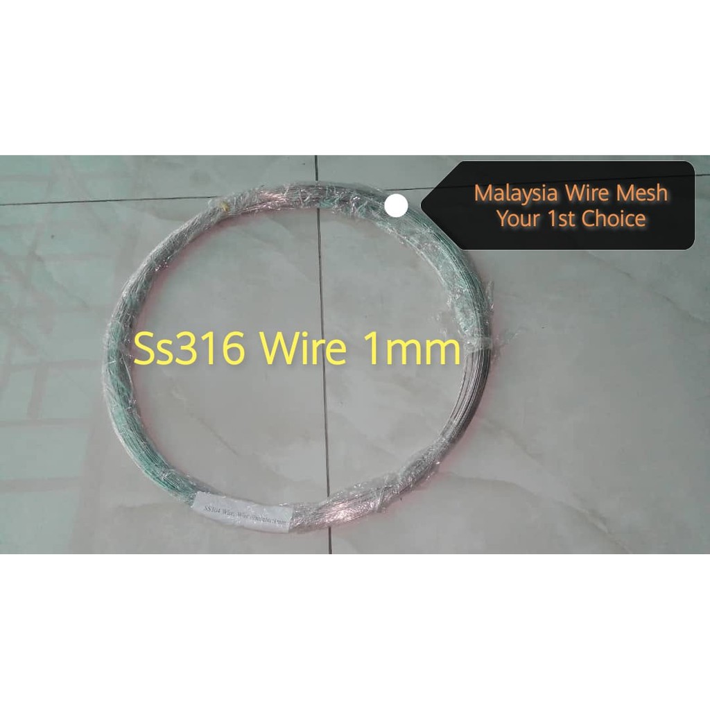 SS316 Stainless Steel Wire Soft Tie Wire 1mm | Shopee Malaysia