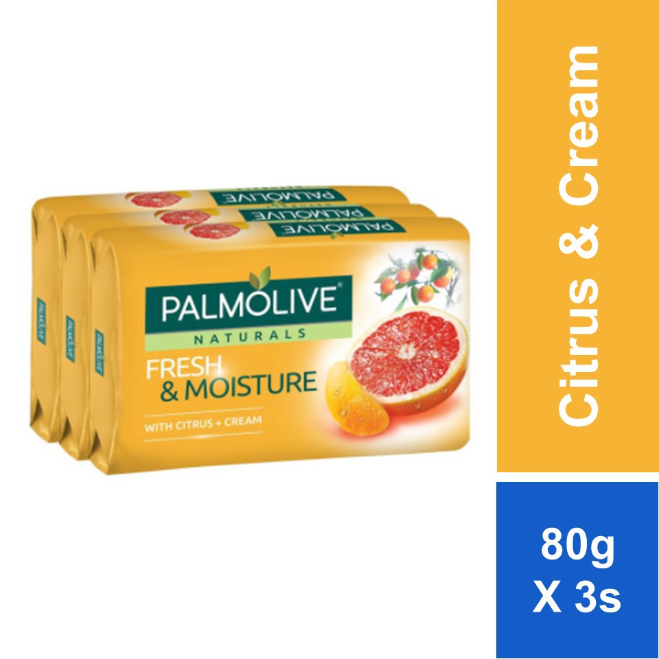 Palmolive Fresh & Moisture Bar Soap 80g X 3s [Valuepack] | Shopee Malaysia