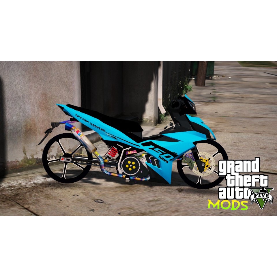 GTA V Mod Yamaha Y15 V2 Blue (ADD ON/FIVEM Ready/PC ONLY) | Shopee Malaysia