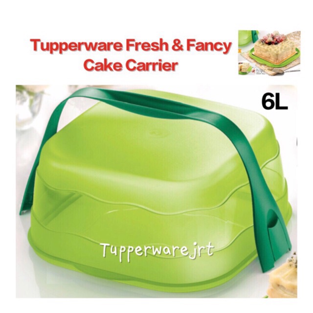 Tupperware Fresh & Fancy Cake Carrier Taker 6L Shopee Malaysia