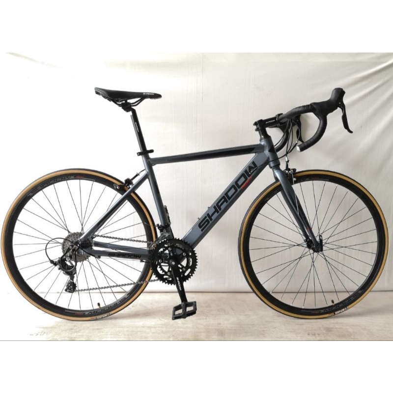 New 700c Shadow Road Bike 18sp Light Alloy Frame Road Bicycle With Free Gift Shopee Malaysia
