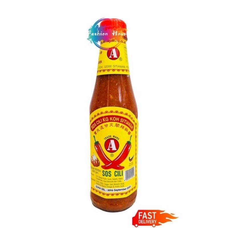 A Kampung Koh Garlic Chili Sauce Sos Cili Bawang Putih 320g