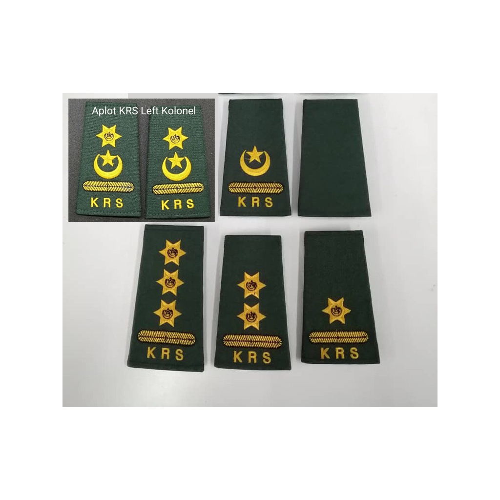 Aplot dan Lencana Lengkap KRS/TKRS -PEMIMPIN- | Shopee Malaysia