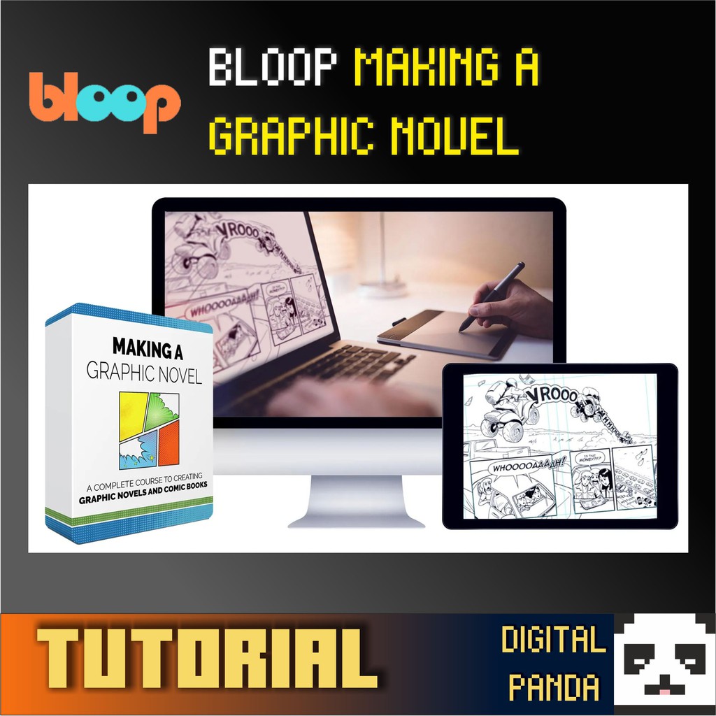 [ FULL TUTORIAL] BLOOP ANIMATION : MAKING A GRAPHIC NOVEL | Shopee Malaysia