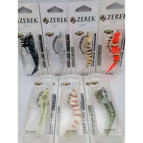 ZEREK LIVE SHRIMP 3.5” 89MM 7G FISHING LURE Zerek Live Shrimp