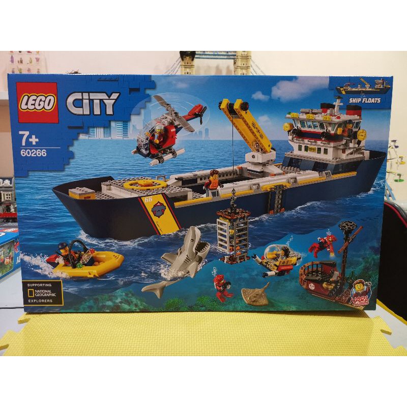 BOB 60266 Original LEGO City Oceans Ocean Exploration Ship New MISB Shopee Malaysia