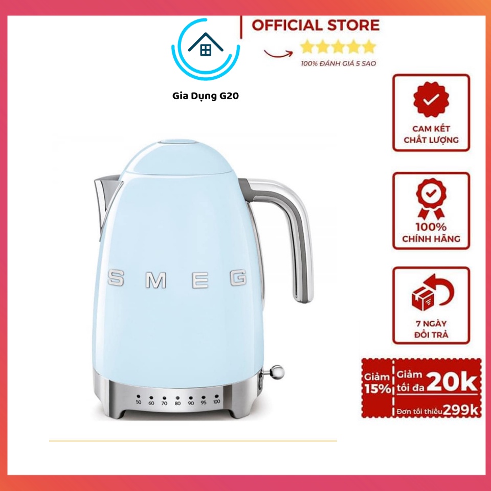 Smeg KLF04 Super Speed Kettle (With Thermostat + Keep Warm Function) Shopee Malaysia