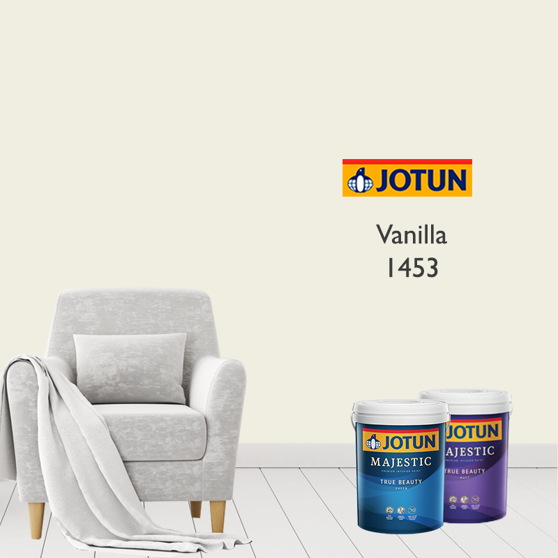 1453 Vanilla 1L Jotun Majestic True Beauty Matt Anti Bacteria Anti