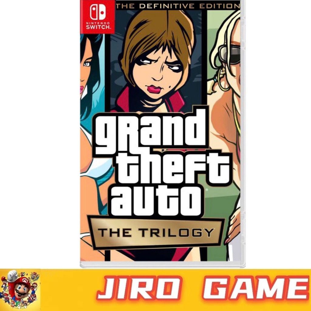 Nintendo Switch GTA Grand Theft Auto The Trilogy The Definitive Edition ...