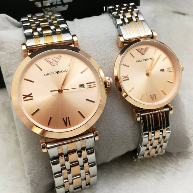 Armani couple cheap watch set