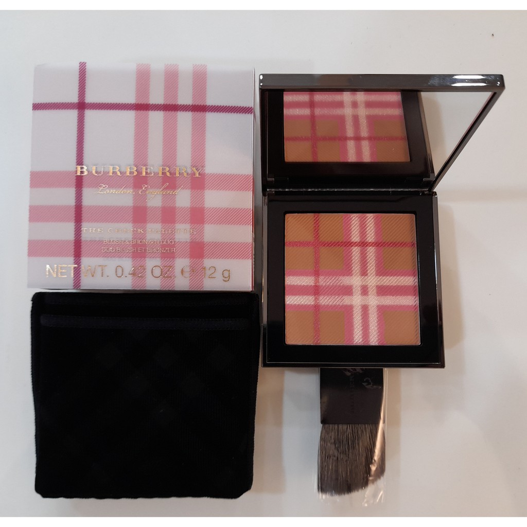 Burberry The Check Palette Blush Bronzer Duo 12g Shopee Malaysia