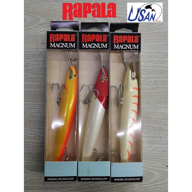 Rapala Floating Magnum 18 Fishing Lure, 7-Inch, Gold Fluorescent Red