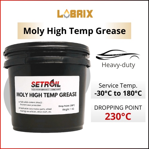 LUBRIX Setroil Moly Grease High Temp Grease Drive Shaft Grease CV Joint