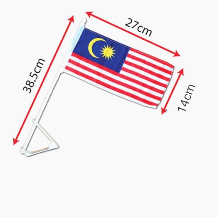 Malaysia Car Flag Bendera Malaysia Jalur Gemilang Ready Stock Merdeka