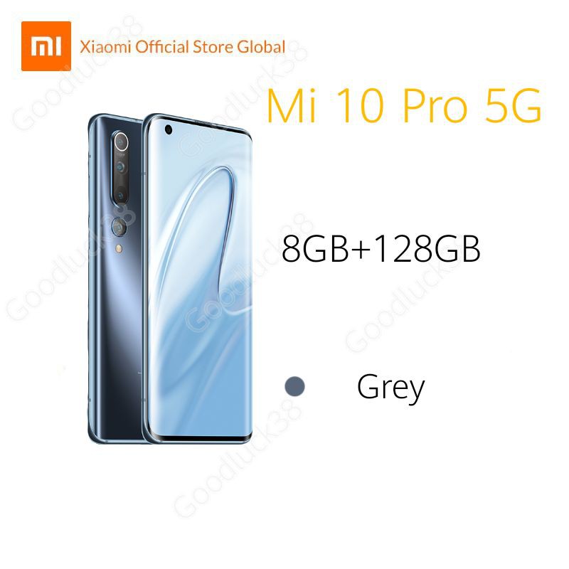 Xiaomi Mi 10 Pro 5G Smartphone 6.67 Inch 8GB 256GB Blue