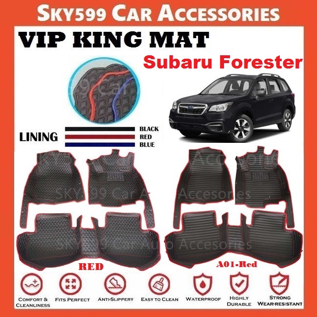 Subaru Forester 20082022 VIP KING MAT CAR CARPET/CAR MAT FLOOR MAT Shopee Malaysia