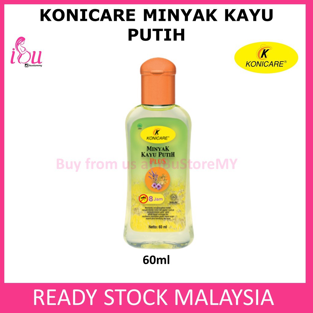 Konicare Minyak Kayu Putih Plus 30ml 60ml Cajuput Oil Aromatherapy Body Massage Minyak Urut 4594