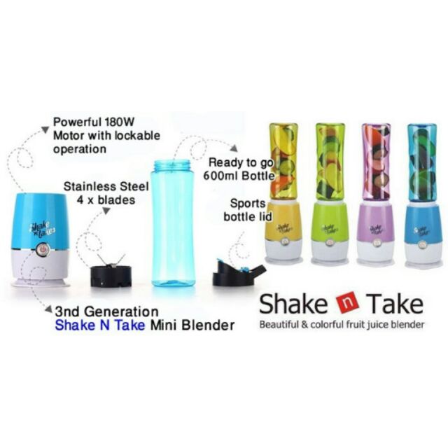 Shake and take outlet 3