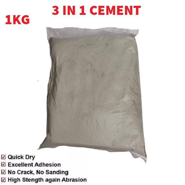 3 in 1 Cement Ready Mix Simen Sedia Campur Pre Mix Plaster , Easy DIY ...