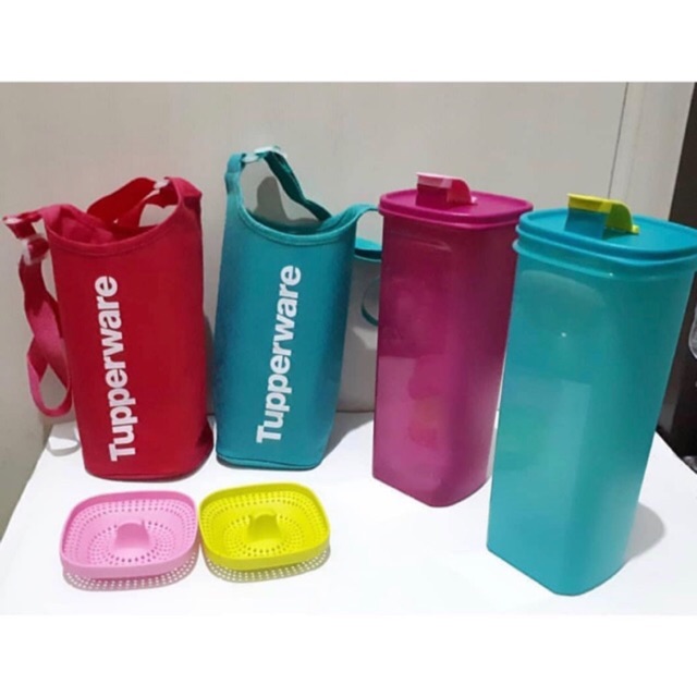 Smiley bottle 1 pc / pouch / Fridge water Bottle Tupperware | Shopee ...