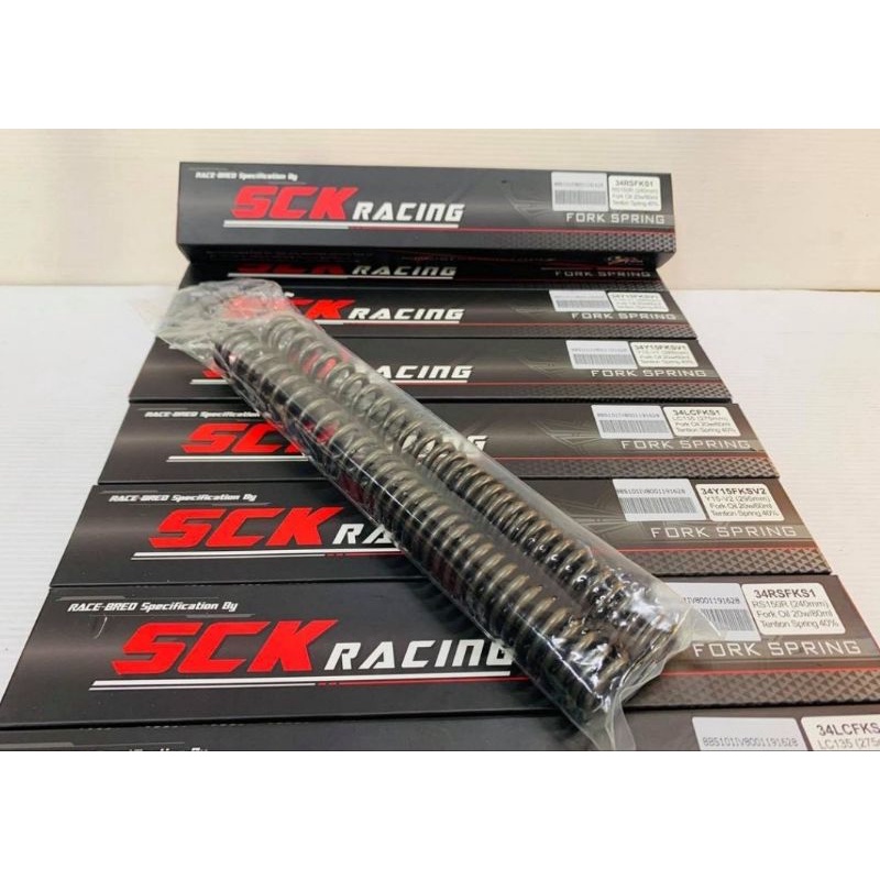 SCK RACING Fork Spring Y15ZR Y15 (V1 & V2) LC135 Y125 SYM VF3I+TENTION ...