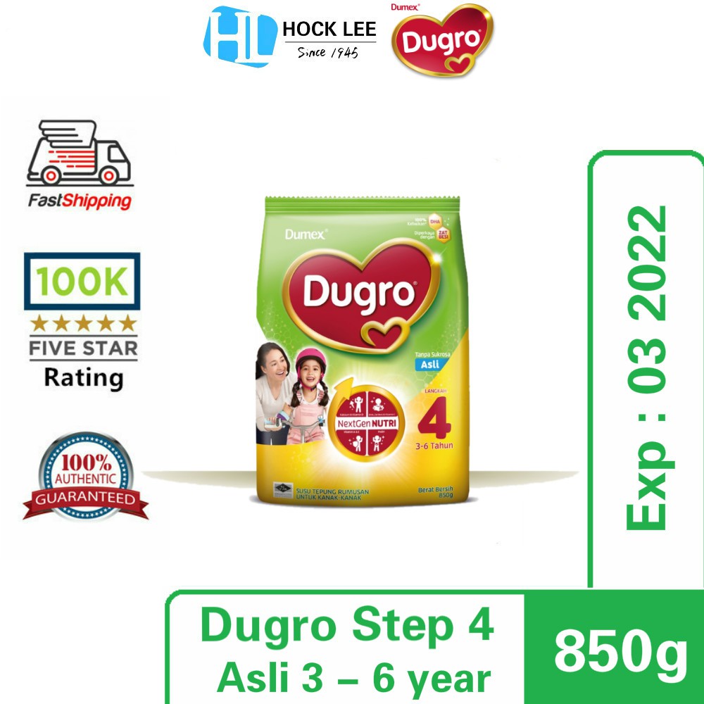 Dugro 4 ASLI 850g X 1 susu berkhasiat susu bayi susu berperisa asli ...