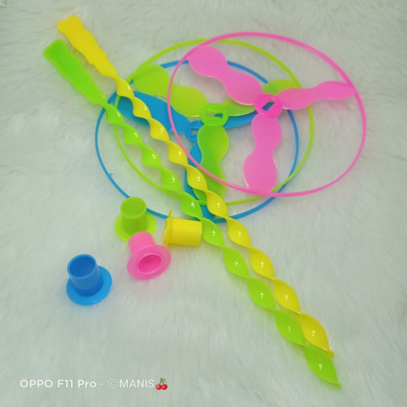 Permainan Kipas Roda Terbang / Games Kids Toys Flying Wheels