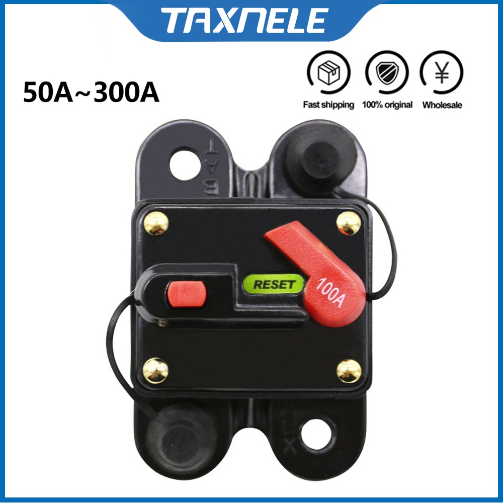 Interruttore Dc Per Audio Auto 50A Interruttore Automatico 12V-48VDC 50