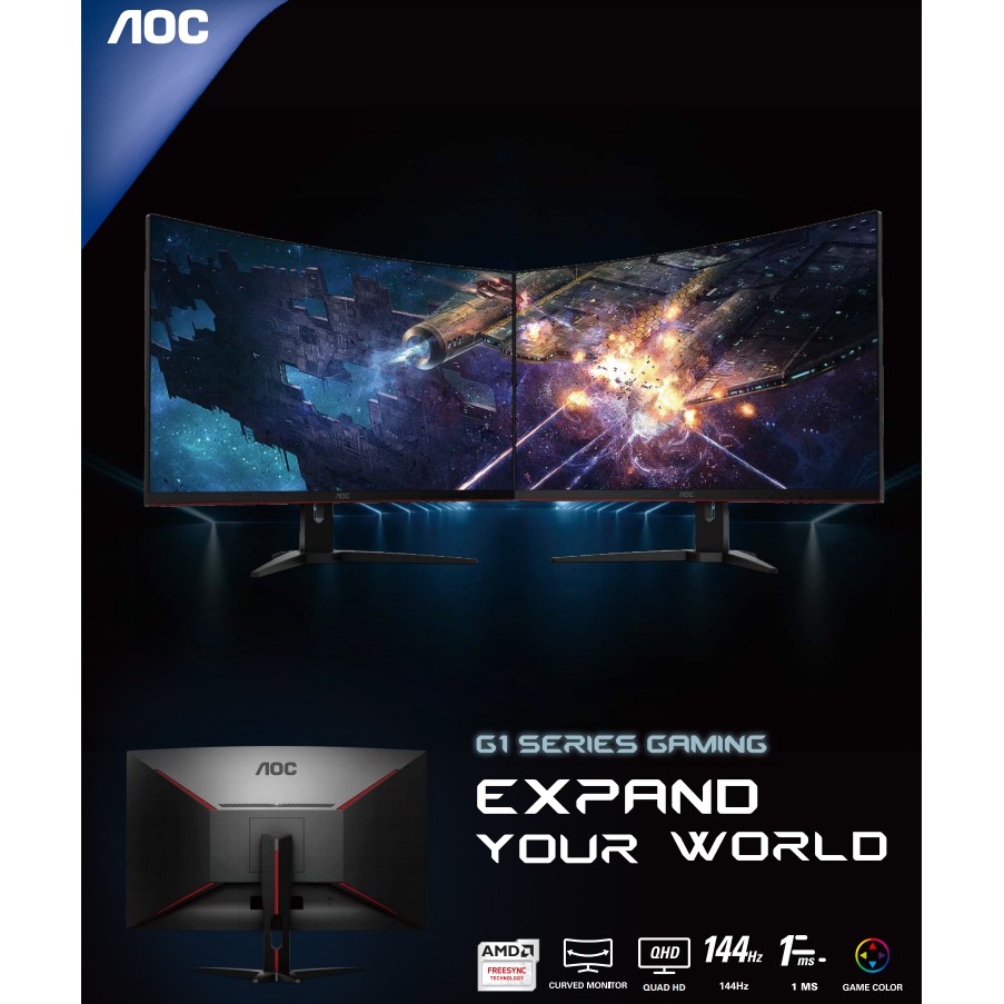 AOC CQ32G1 / CQ32G2E 32“ 144Hz 1Ms 2K(QHD) CURVEDGAMING MONITOR