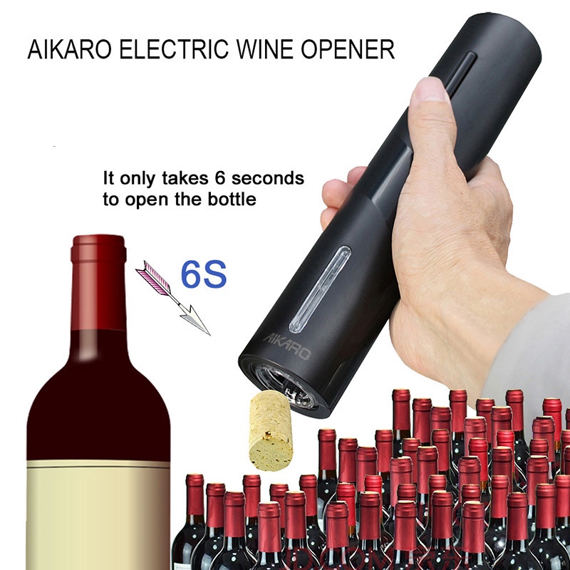 Automatic Electric Bottle Corkscrew Luxury Gift Box Wine Opener - China  Private Label Wine Opener and Wine Bottle Opener price