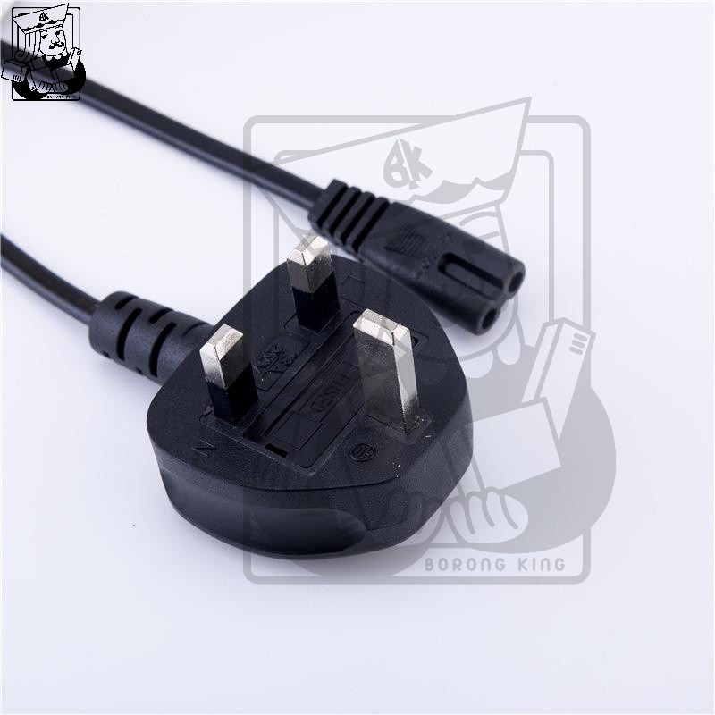 READY STOCK ~~!!! 1.5M UK Type Power Cord Cable 2 Pin With 13A Fuse For ...