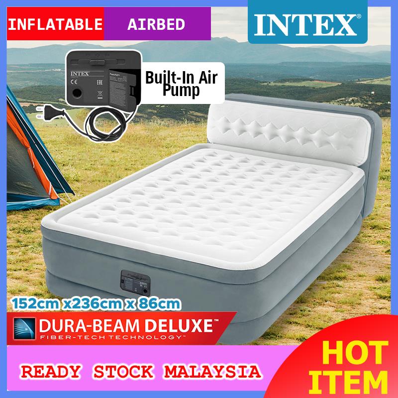 INTEX 64448 1.52M Inflatable Luxury Comfort DuraBeam Queen Size Sleep