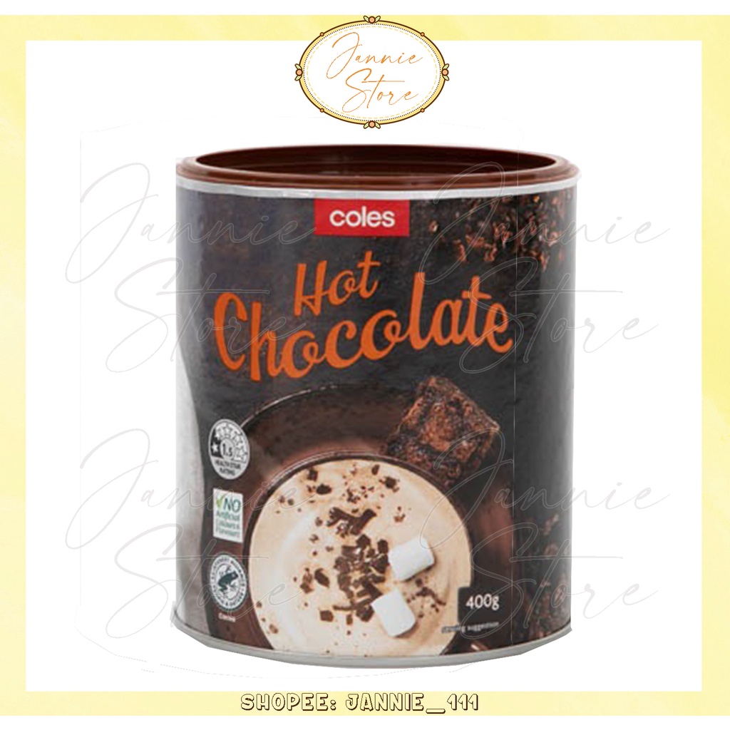 COLES Hot Chocolate/Caramel Latte/Cappucino Classic/ Mocha (10 Sachets