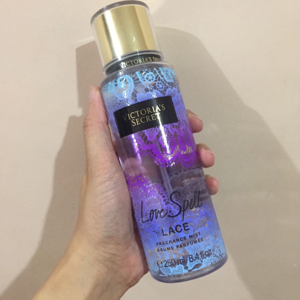 ORIGINAL VICTORIA S SECRET LOVE SPELL LACE BODY MIST 250ML