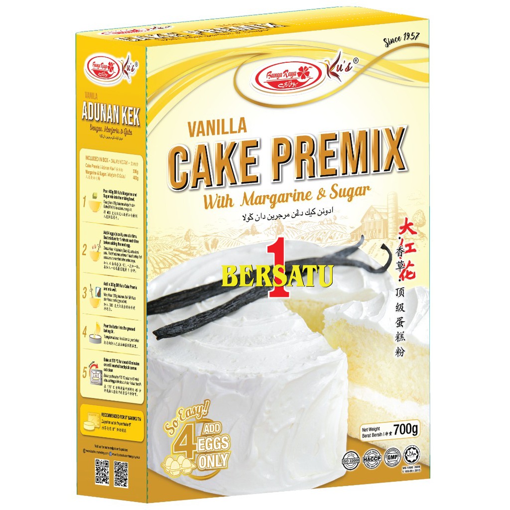 BUNGA RAYA : CAKE PREMIX / ADUNAN KEK 700G | Shopee Malaysia