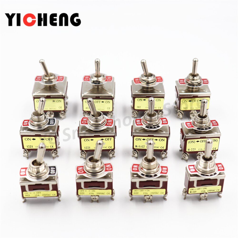 1Pcs High Quality 12mm Toggle Switch Momentary Switch Toggle/Self