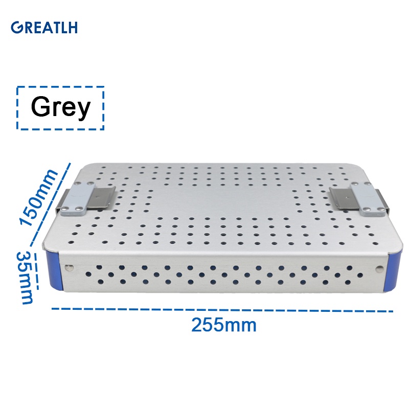 thumbnail interactive-video image 1 of Extra Large Aluminum Alloy Sterilization Tray Box Case For Surgical Instruments 1 of 5