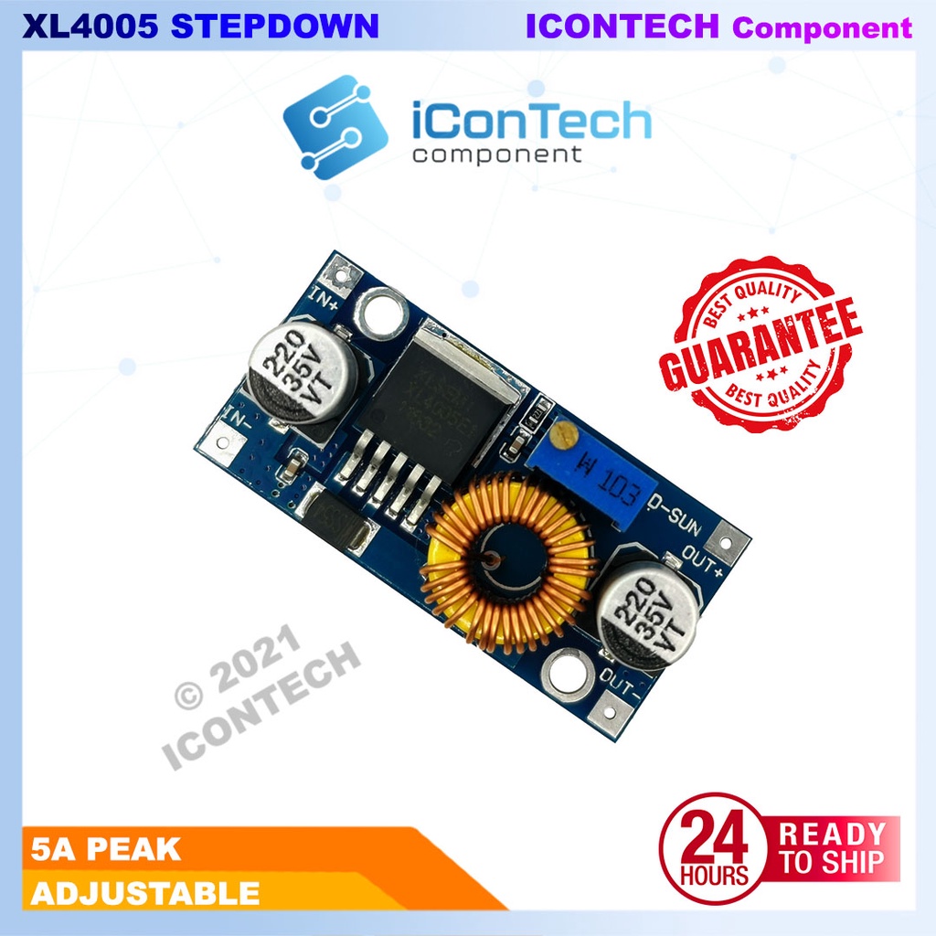 XL4005 Buck Converter Step Down Voltage LM2596 Replacement Adjustable