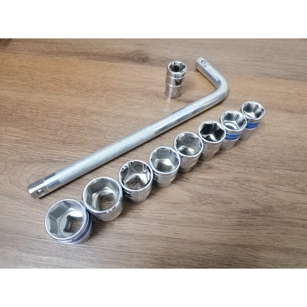 Tightening rod 1/2 inch 1/2 1/2'' L-shaped socket head with socket set ...
