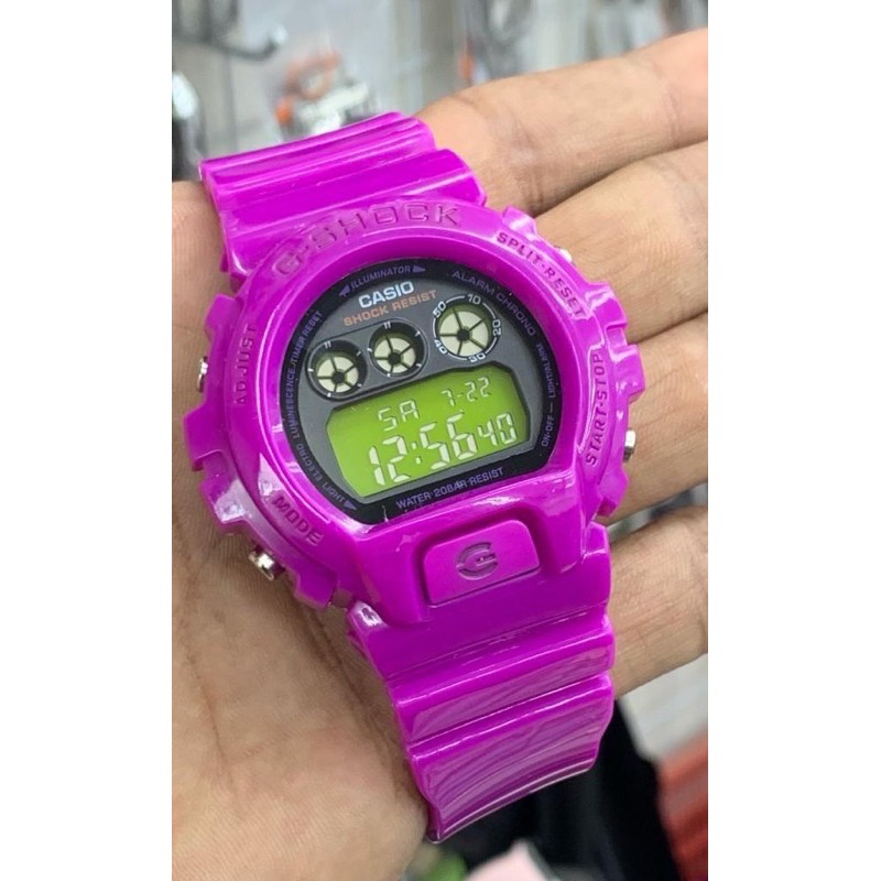 GS DW6900 Purple Ungu Men Watch Jam Tangan Lelaki Lelong Murah