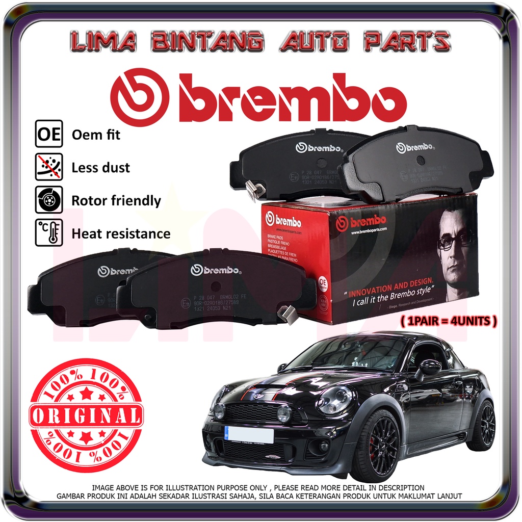 Mini cooper s rear brake deals pads