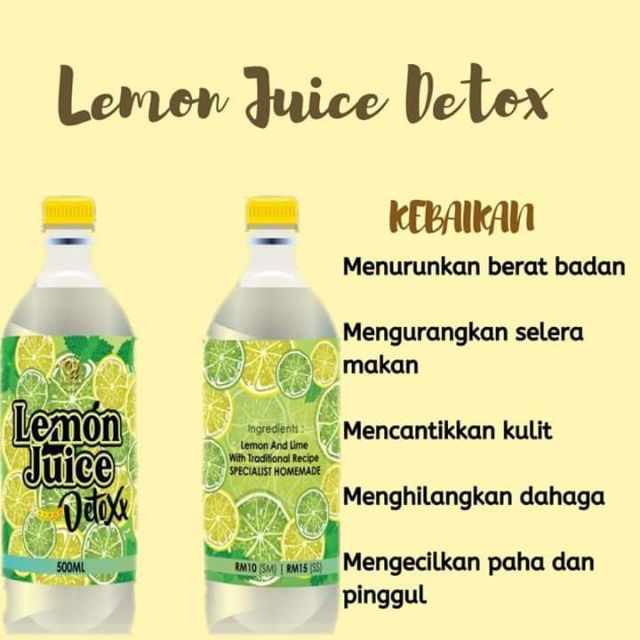 Lemon juice detox best sale