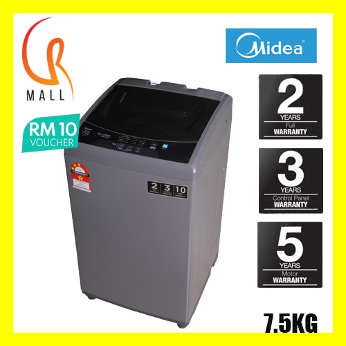 midea washing machine 7.5 kg price